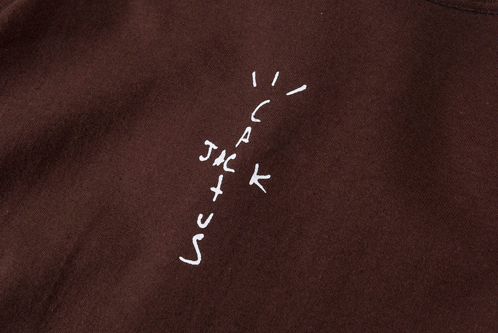 Travis Scott Cactus Jack Blackout Burgundy T-Shirt - product image 9