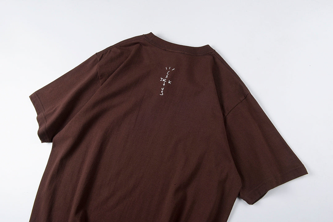 Travis Scott Cactus Jack Blackout Burgundy T-Shirt - product image 10