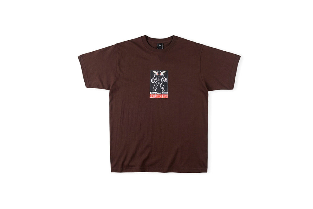 Travis Scott Cactus Jack Blackout Burgundy T-Shirt - product image 1