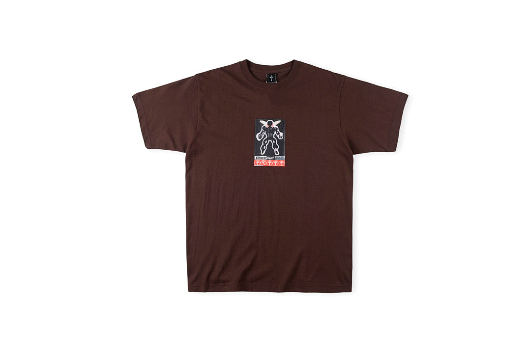 Travis Scott Cactus Jack Blackout Burgundy T-Shirt - product image 1