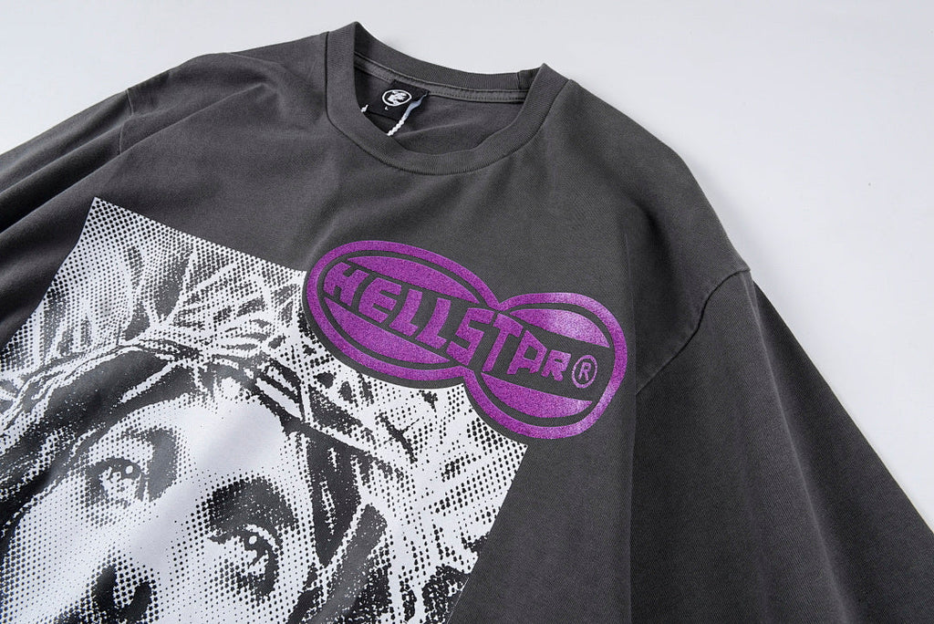 Hellstar Studios Globe T-Shirt - Charcoal - product image 5