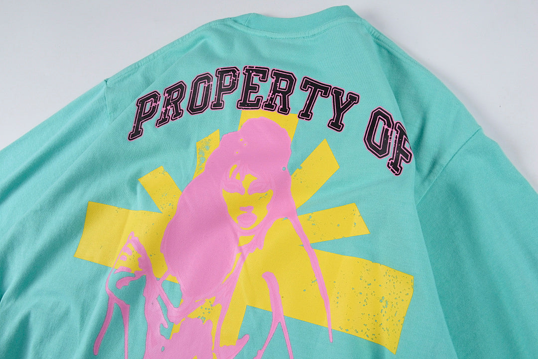 Vertabrae Beach Girl Tie-Dye T-Shirt - Teal - product image 5