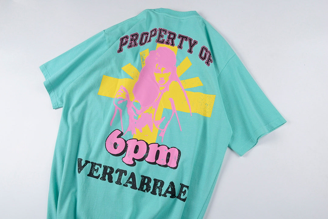 Vertabrae Beach Girl Tie-Dye T-Shirt - Teal - product image 7