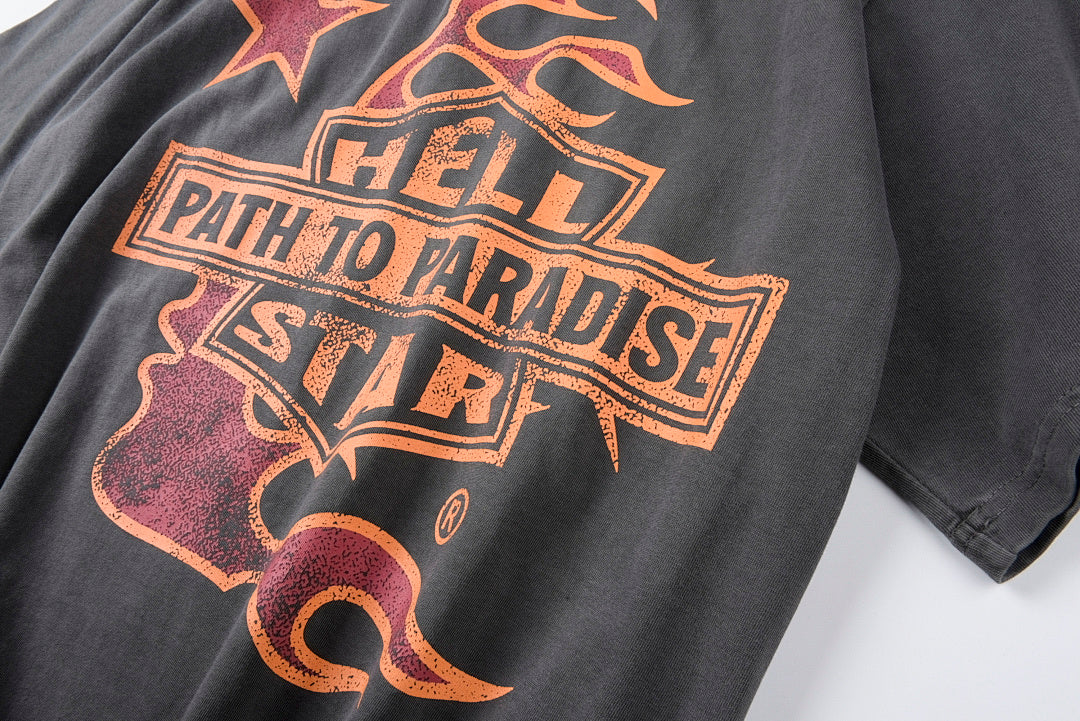 Hellstar Studios Side Logo Washed T-Shirt - Charcoal - product image 3