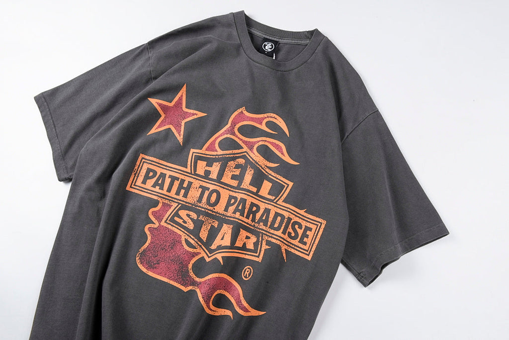 Hellstar Studios Side Logo Washed T-Shirt - Charcoal - product image 4
