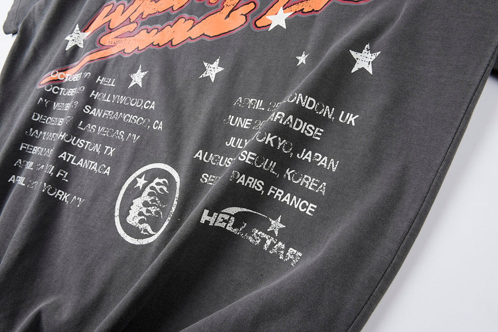 Hellstar Studios Side Logo Washed T-Shirt - Charcoal - product image 5