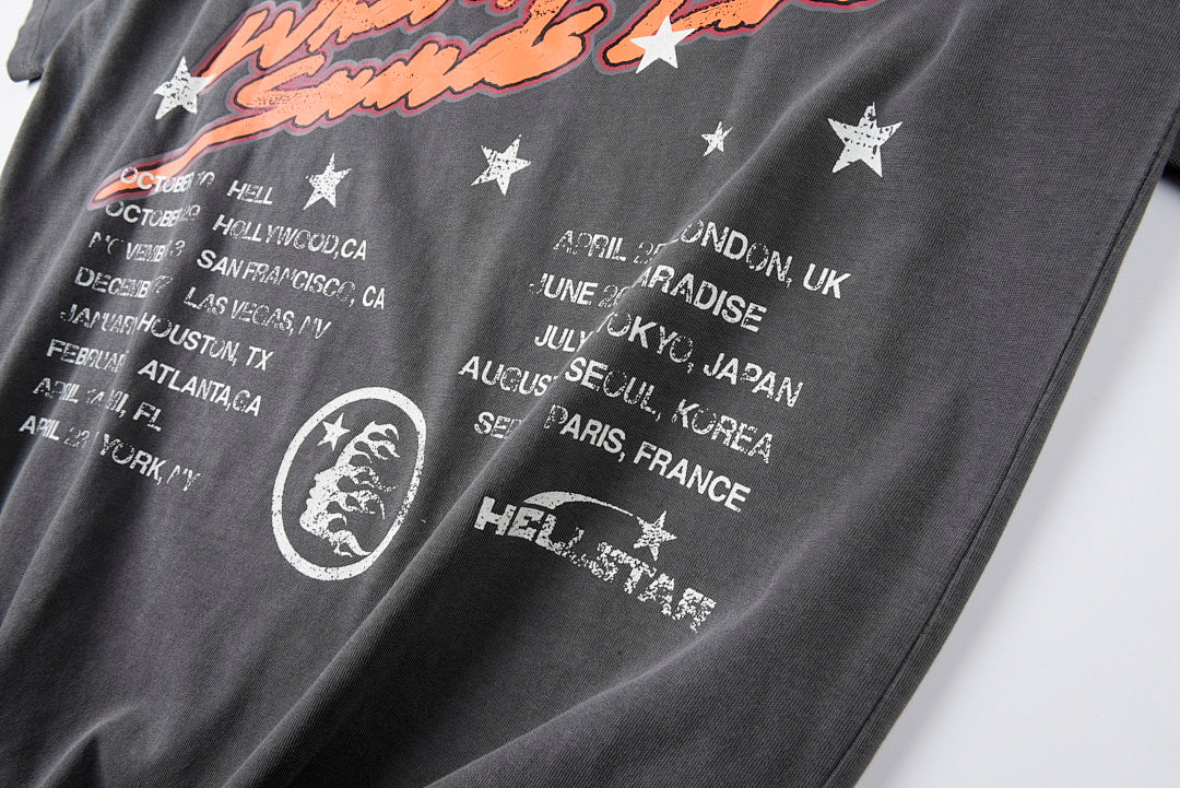 Hellstar Studios Side Logo Washed T-Shirt - Charcoal - product image 5