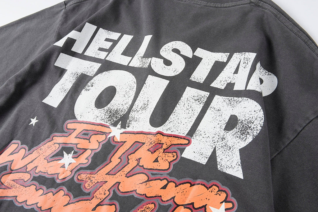 Hellstar Studios Side Logo Washed T-Shirt - Charcoal - product image 6