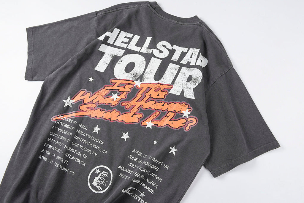 Hellstar Studios Side Logo Washed T-Shirt - Charcoal - product image 7