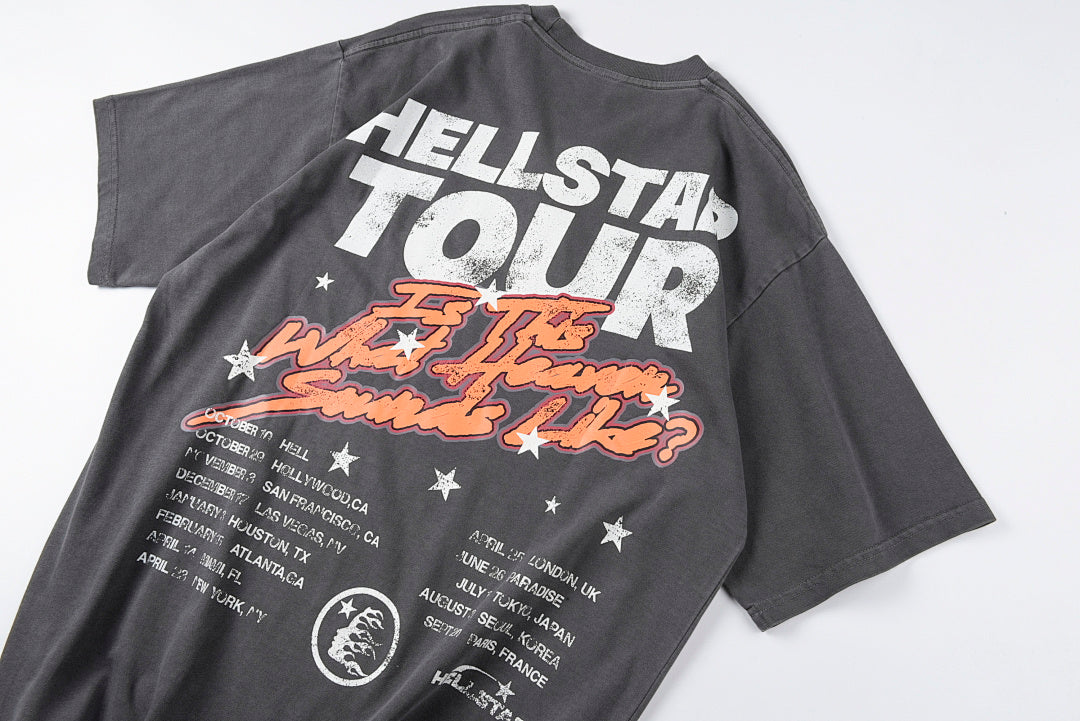 Hellstar Studios Side Logo Washed T-Shirt - Charcoal - product image 7
