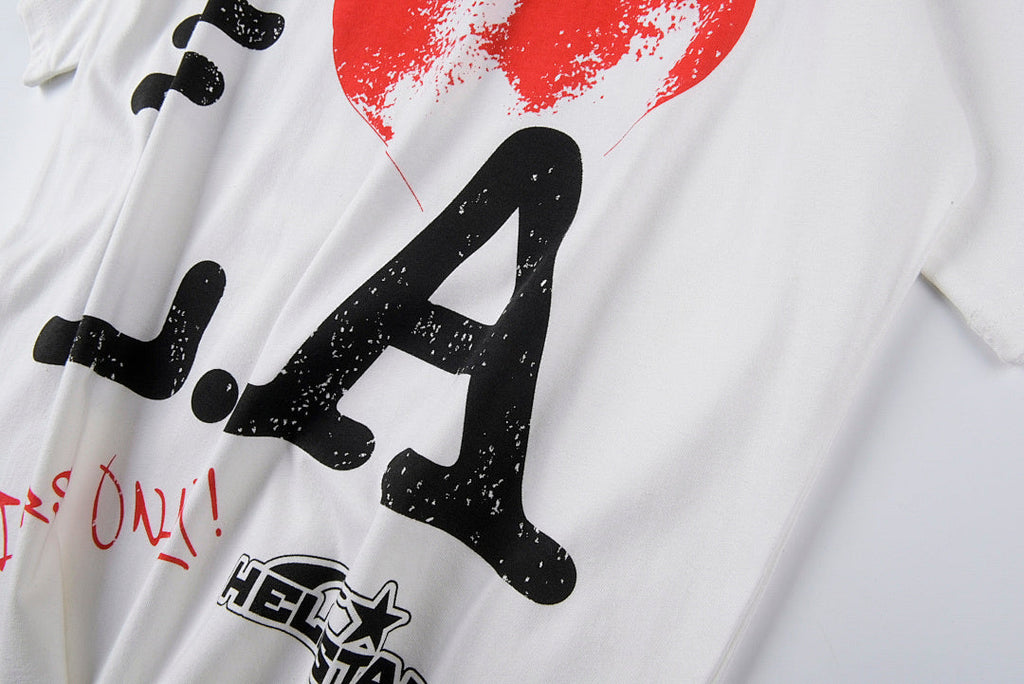 Hellstar Studios I Love L.A. Graphic T-Shirt - Light Gray - product image 3
