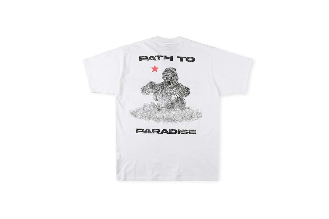 Hellstar Studios Path to Paradise T-Shirt - Gray Charcoal / Light Gray / Gray - product image 6