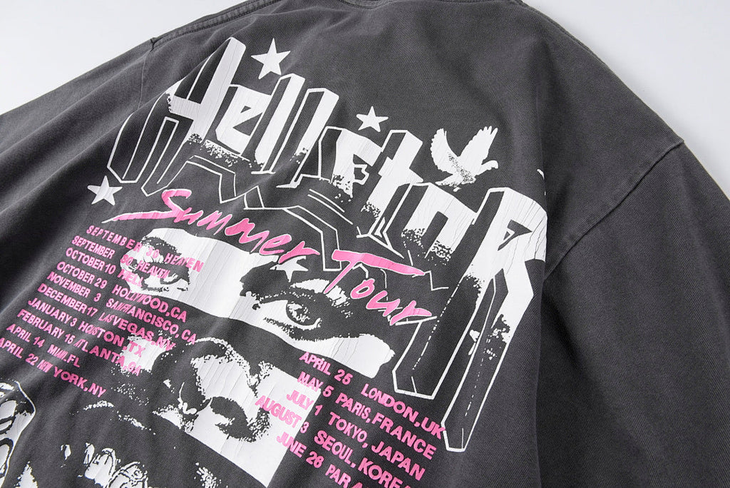 Hellstar Studios Beautiful People Tour T-Shirt - Charcoal - product image 6