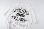 Apocalyptic Dusk Letter Print Light Gray Graphic T-Shirt - product image 11