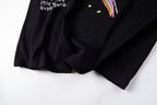 Rolling Bass Crew Hand-Drawn Graffiti T-Shirt - Black - product image 8