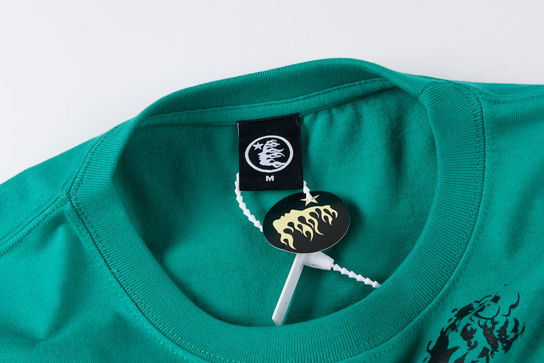 Hellstar Studios Path Teal Graphic T-Shirt - product image 5