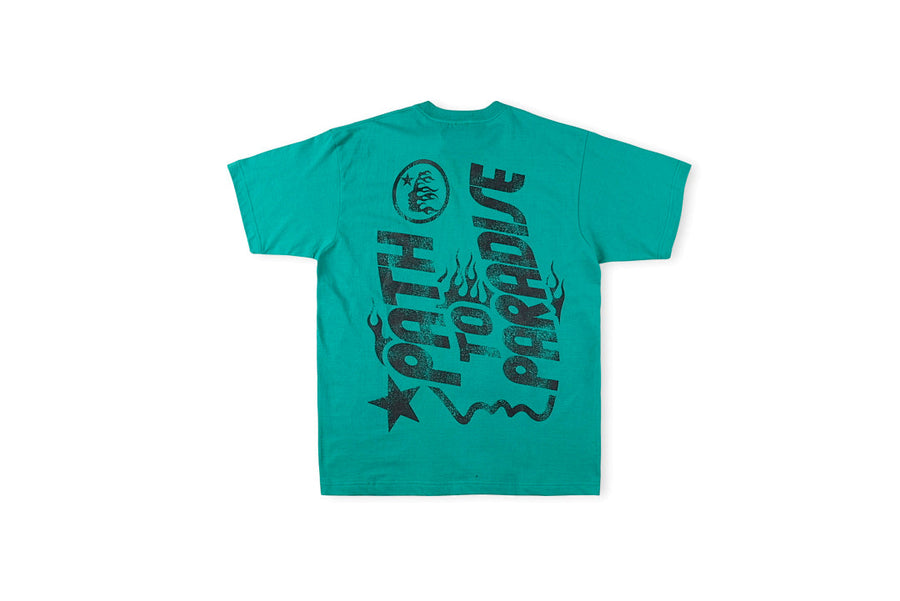 Hellstar Studios Path Teal Graphic T-Shirt