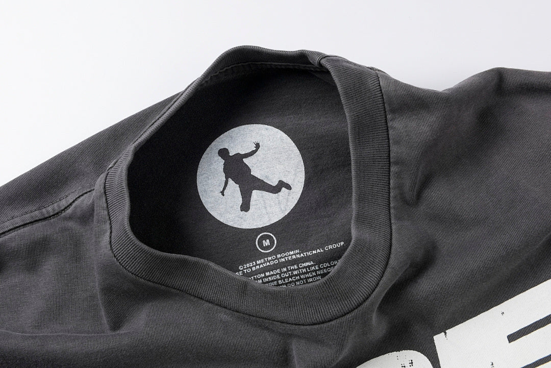 Hellstar Studios x Metro Boomin Purple Heart On Fire Graphic T-Shirt - Charcoal - product image 5