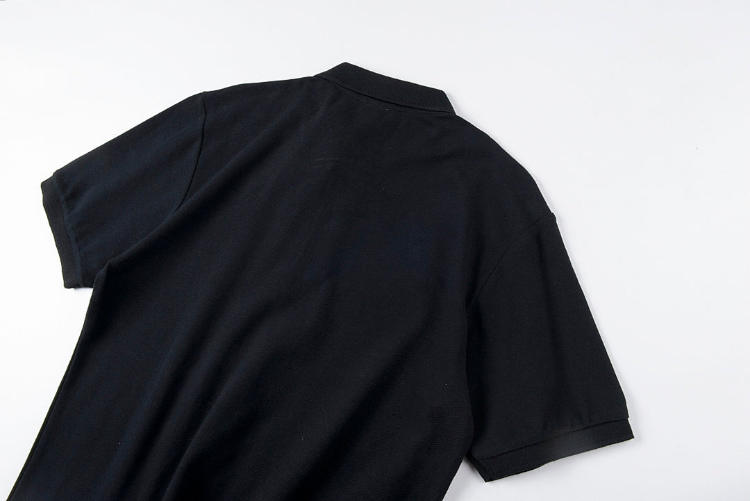 Hellstar Studios Embroidered Logo Cotton Polo Shirt - Black / Light Gray - product image 10