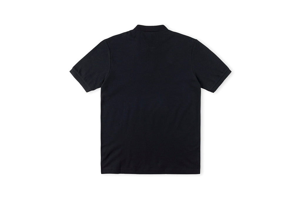 Hellstar Studios Embroidered Logo Cotton Polo Shirt - Black / Light Gray - product image 11