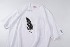 Kapital Kountry Hirata Kazuhiro Tree Print Crew Neck T-Shirt - Light Gray - product image 8
