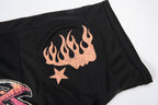Hellstar Studios Jersey Mesh Panel Graphic T-Shirt - Black / Light Gray - product image 7
