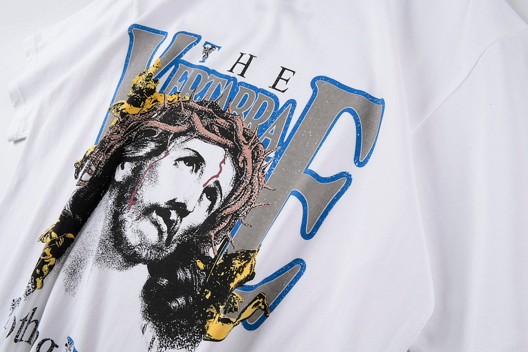 Vertabrae Jesus x ComplexCon Plaster Portrait Graphic T-Shirt - White - product image 5