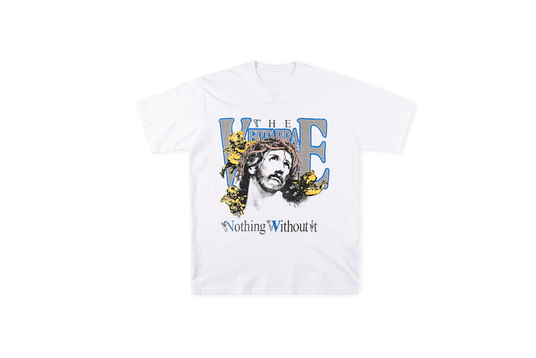 Vertabrae Jesus x ComplexCon Plaster Portrait Graphic T-Shirt - White - product image 1