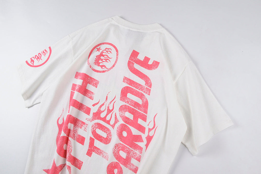 Hellstar Studios Path to Paradise P2P Graphic T-Shirt - Light Gray - product image 11