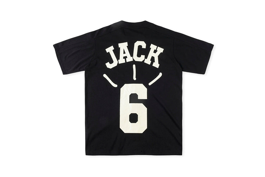 Cactus Jack Softball Game Baseball Jersey Baseball Jersey - Black
