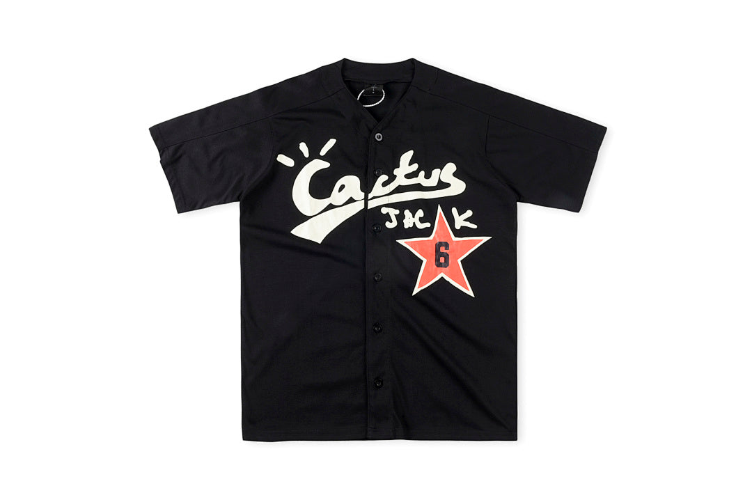 Cactus Jack Softball Game Baseball Jersey Baseball Jersey - Black - product image 1