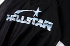Hellstar Studios Metal Stainless Steel Logo Graphic T-Shirt - Black / Light Gray - product image 5