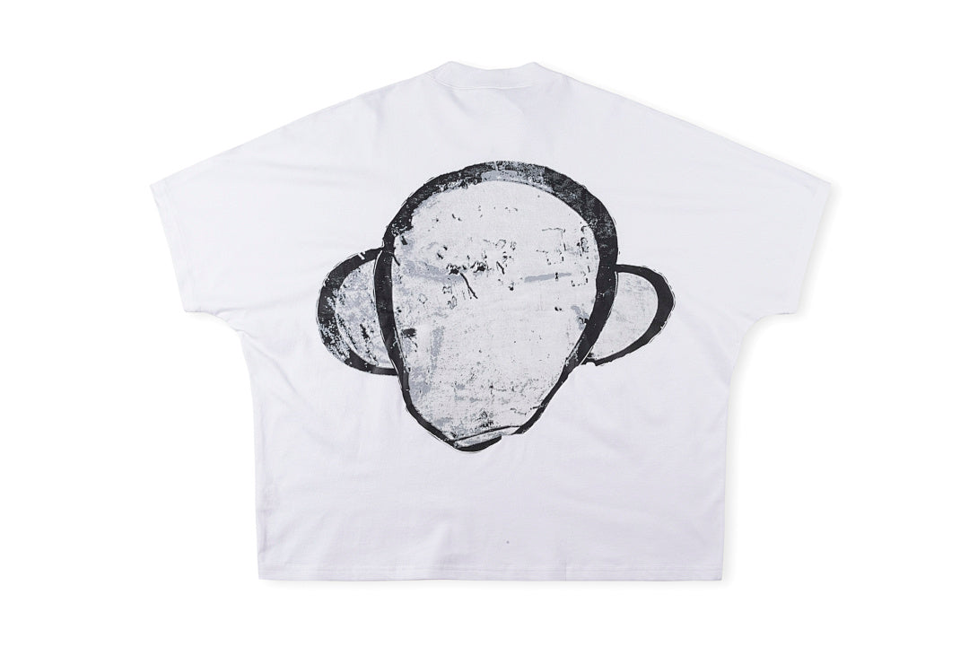 Blutosatire Billdog Character Graphic T-Shirt - Light Gray - product image 2