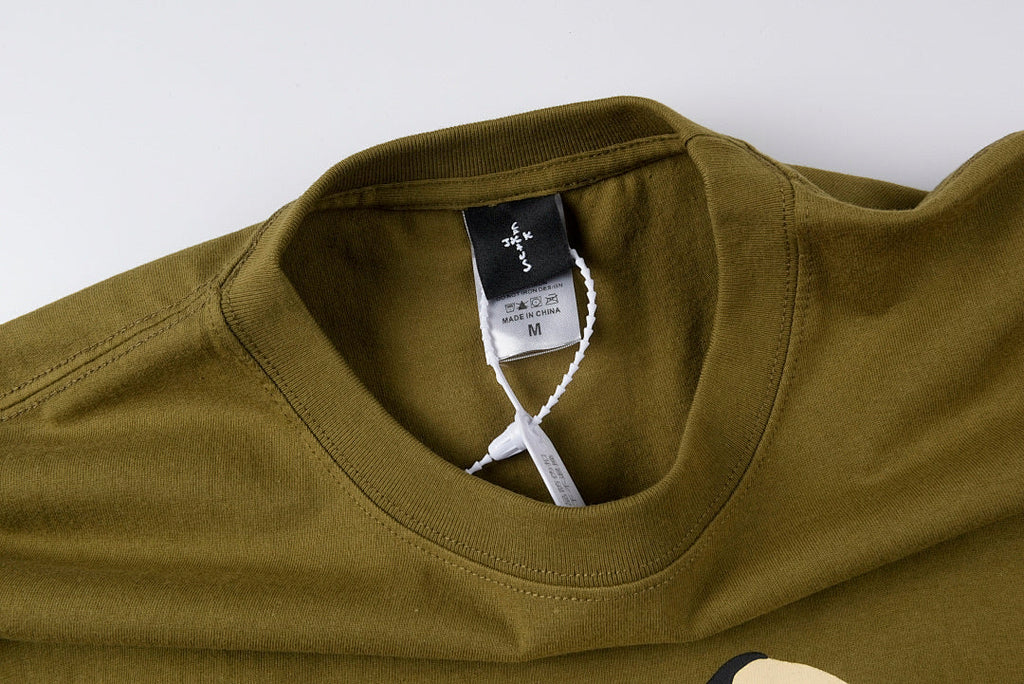 Travis Scott Cactus Jack Panda Graphic T-Shirt - Brown Yellow - product image 5