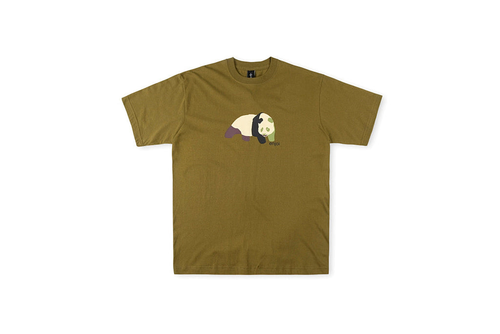 Travis Scott Cactus Jack Panda Graphic T-Shirt - Brown Yellow - product image 1