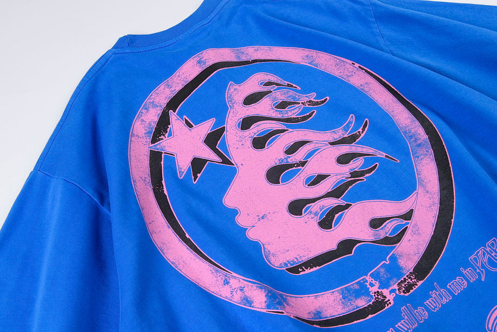 Hellstar Studios Resurrection Logo Graphic T-Shirt - Light Blue - product image 8