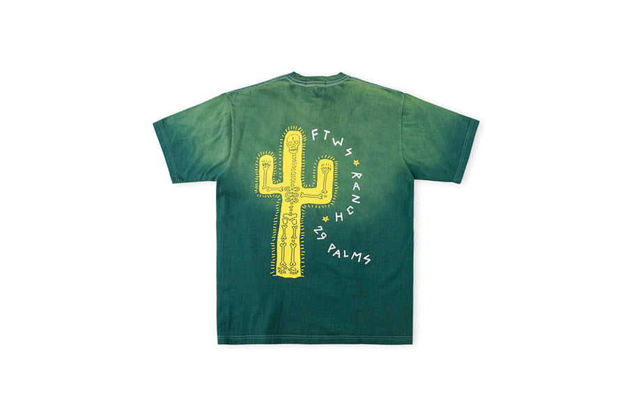 Travis Scott Cactus Jack Cactus Graphic T-Shirt - Black / Teal