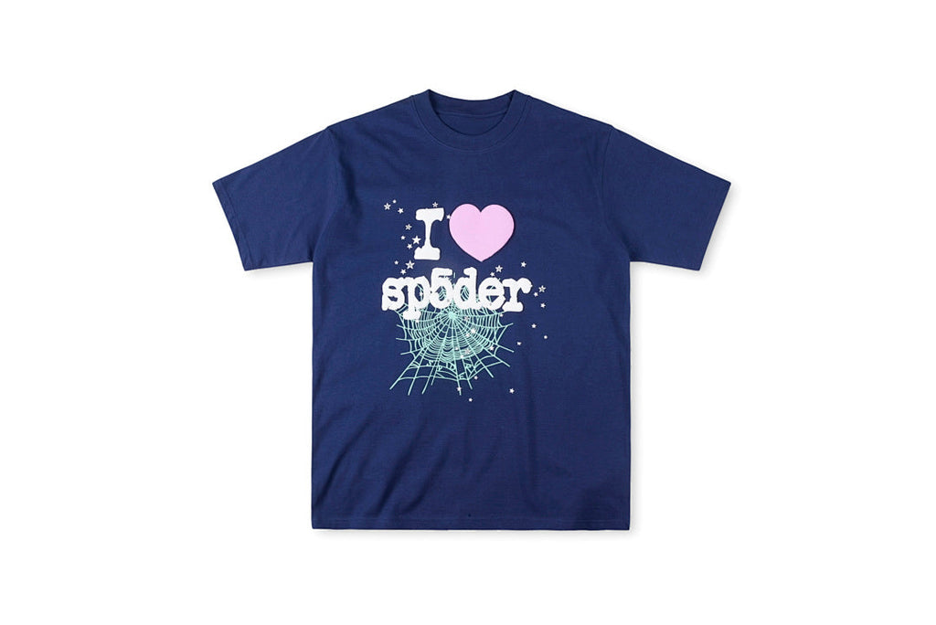 Young Thug Sp5der 555555 Hearts & Stars Graphic T-Shirt - Light Gray - product image 14