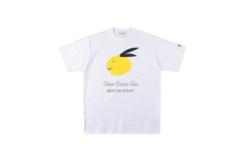 Kapital Rabbit Head Smiley Graphic T-Shirt - White - product image 1