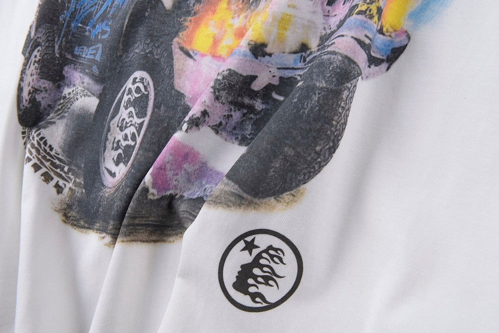 Post Malone Austin Car Graphic T-Shirt - Light Gray - product image 7