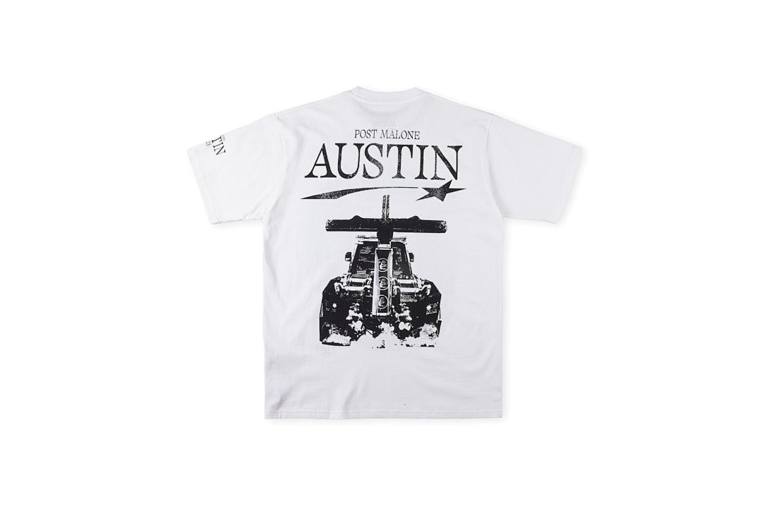 Post Malone Austin Car Graphic T-Shirt - Light Gray - product image 2
