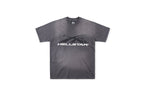 Hellstar Big Logo Washed Cotton T-Shirt - Gray Charcoal / Light Gray - product image 13