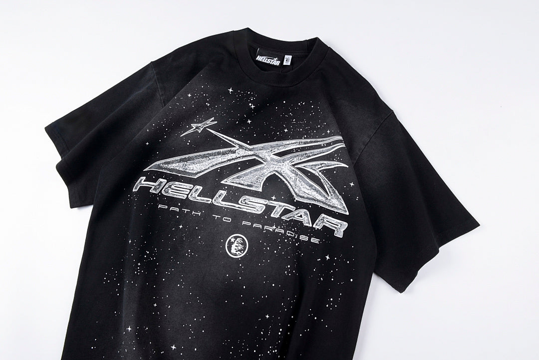 Hellstar Brain Graphic Cotton T-Shirt - Black - product image 3