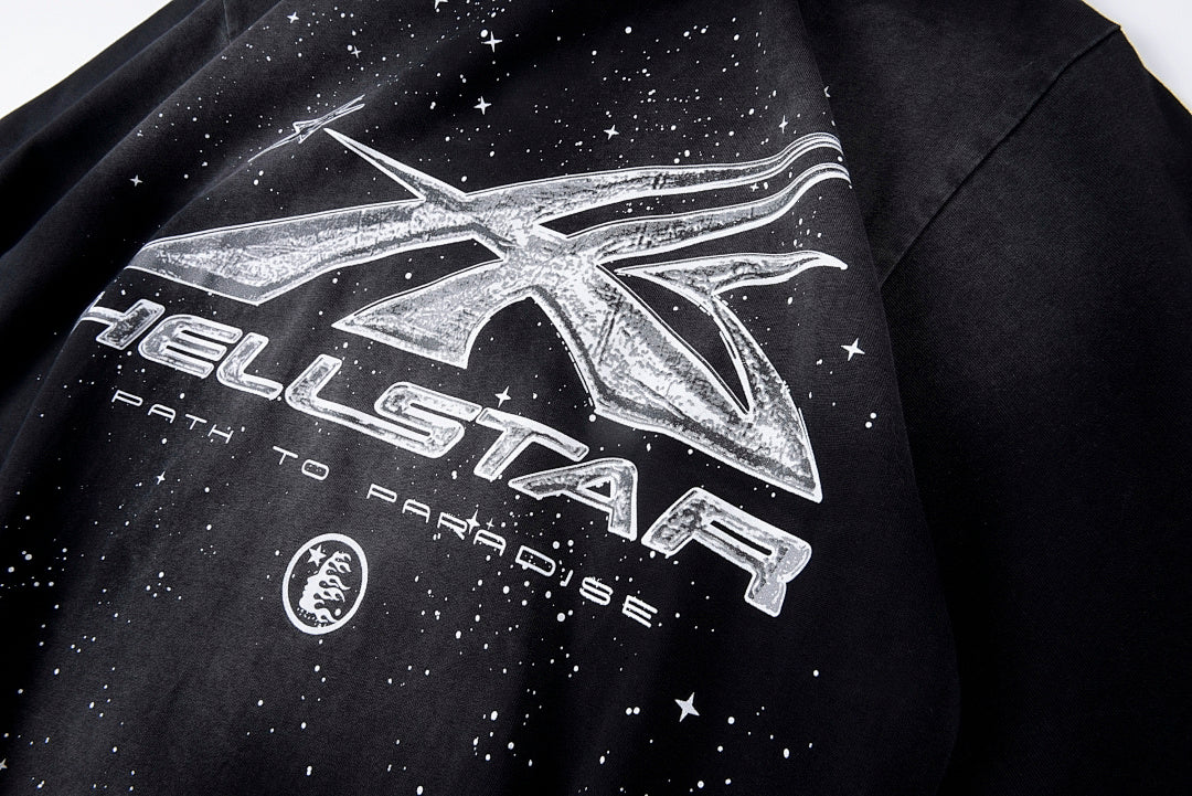 Hellstar Brain Graphic Cotton T-Shirt - Black - product image 7