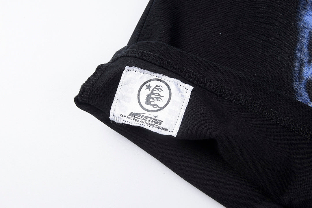Hellstar Studios Brain Helmet Washed Graphic T-Shirt - Black - product image 4