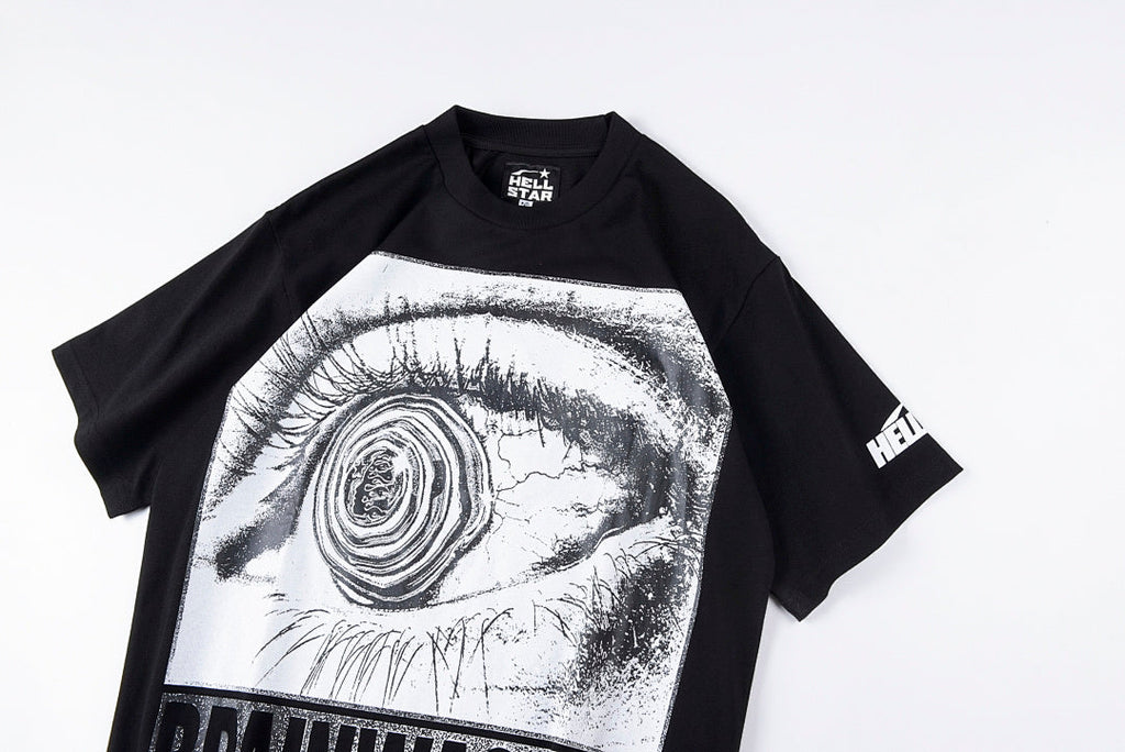 Hellstar Studios Brainwashed Eye Graphic T-Shirt - Black / Light Gray - product image 9