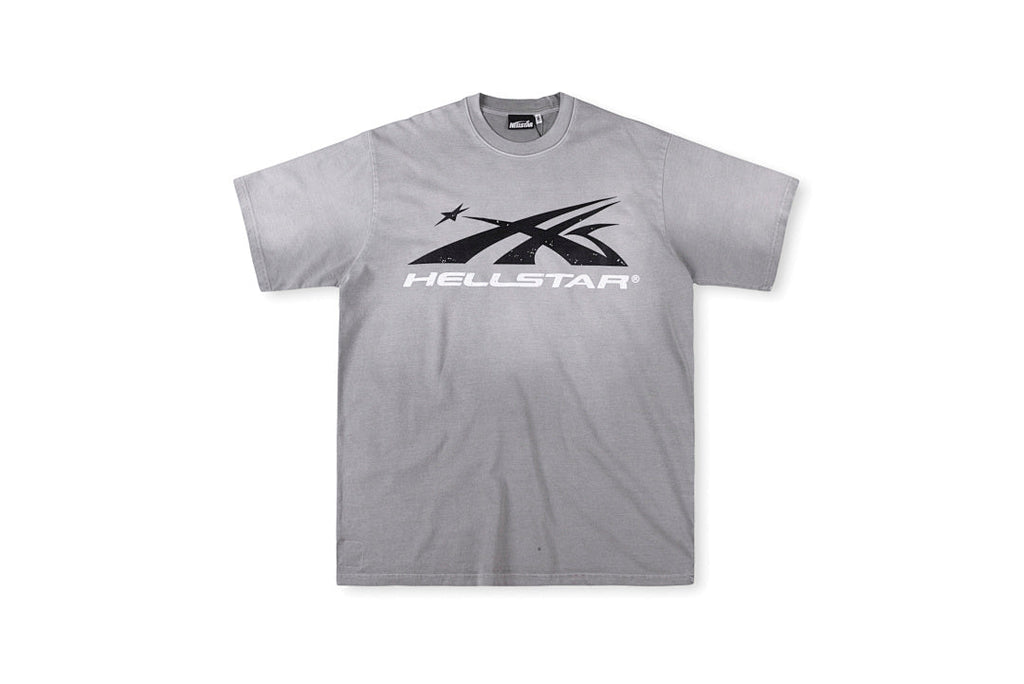 Hellstar Studios Big Logo Washed Graphic T-Shirt - Gray Charcoal - product image 16