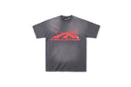 Hellstar Studios Big Logo Washed Graphic T-Shirt - Gray Charcoal - product image 1