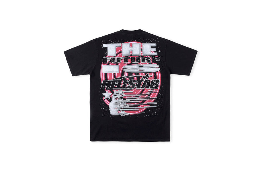 Hellstar Studios Future Washed Graphic T-Shirt - Black