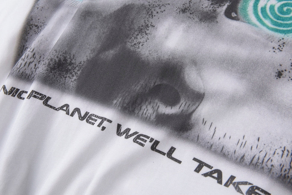 Hellstar Studios Attacks Alien Graphic T-Shirt - Light Gray - product image 13